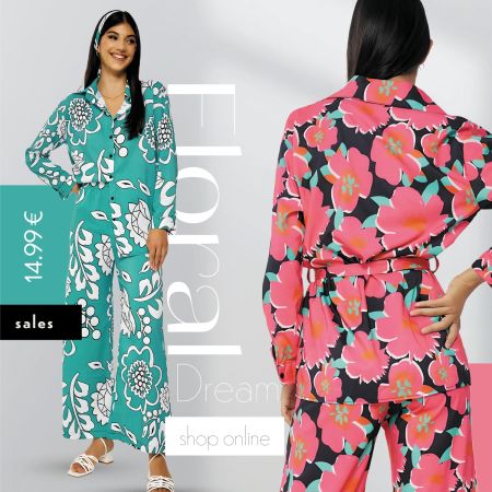 Dive into the Spring Mood 🌸
#AnyOffer Σετ Πουκάμισο-Παντελόνα μόνο 14.99€ από 24.99€!

-Πουκάμισο & Παντελόνα σε φαρδιά γραμμή.
-Η παντελόνα έχει λάστιχο για καλύτερη εφαρμογή.

Απόκτησέ το στο ⚫https://shorturl.at/yDLVY

𝗔𝗻𝘆One | 𝗔𝗻𝘆Where | 𝗔𝗻𝘆kind
#Anykind #fashion #offers #alldaywear #floral #eshop #anyone #anywhere #anybody #sets #clothes #feminine #sales #prosfores #ekptoseis