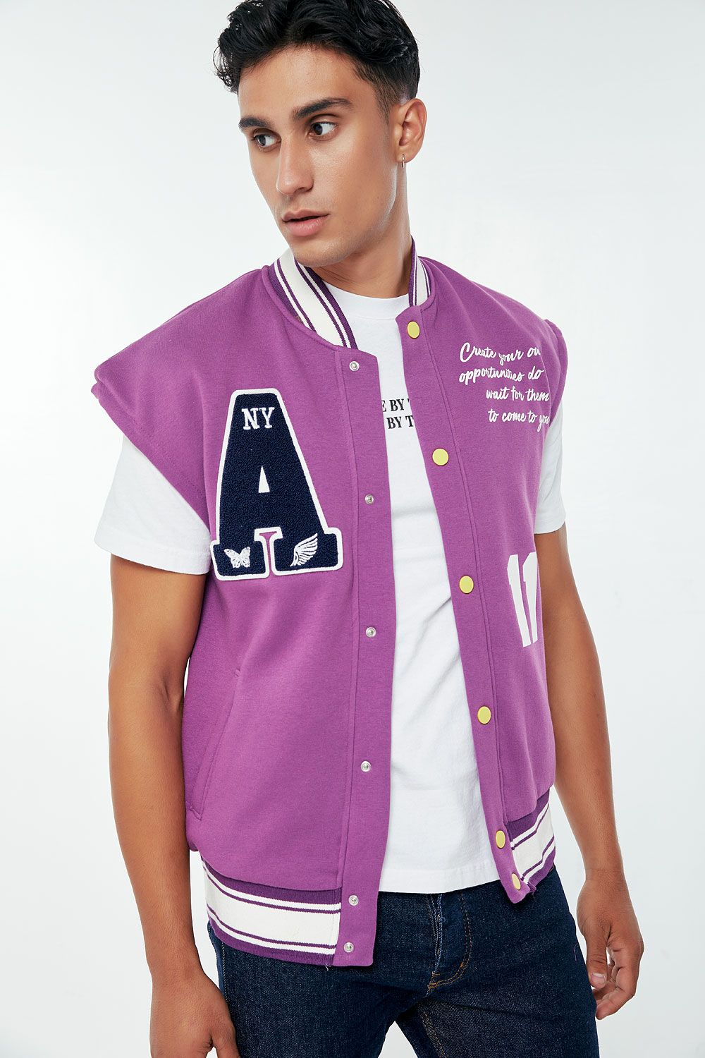 Jacket Αμάνικο College A11