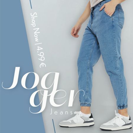 👖We don't "Jog" Around when it comes to denim!
#AnyOffer Παντελόνι Jean Jogger από 24.99€ μόνο 14.99€

-Ίσια γραμμή με τσέπες στο πλάι.
-Λάστιχο κάτω και κλείσιμο με κουμπί.

Απόκτησέ το στο ⚫https://shorturl.at/sKST7

𝗔𝗻𝘆One | 𝗔𝗻𝘆Where | 𝗔𝗻𝘆kind
#Anykind #fashion #offers #alldaywear #eshop #anyone #anywhere #anybody #eshop #clothes #sales #mensfashion #denim #jeans #chains #denimlovers